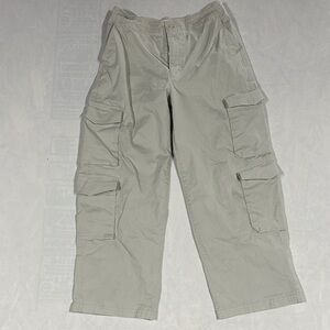 Vintage Y2K Baggy Abercrombie and Fitch Paratrooper Cargo Pants Womens 31 or 12